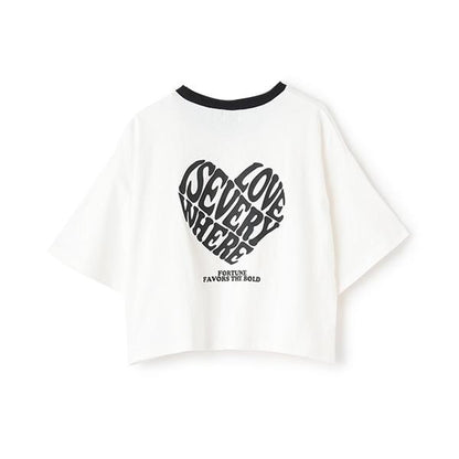 【LTXC】【GOODPRICE】背部愛心裝飾T恤
