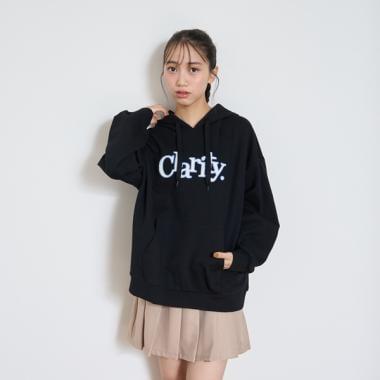 【GOODPRICE】毛圈繡字母連帽衛衣