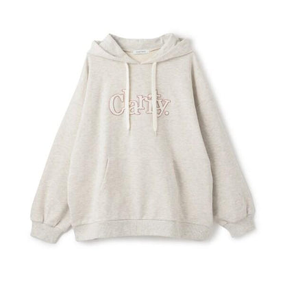 【GOODPRICE】毛圈繡字母連帽衛衣