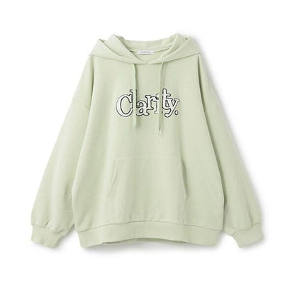 【GOODPRICE】毛圈繡字母連帽衛衣