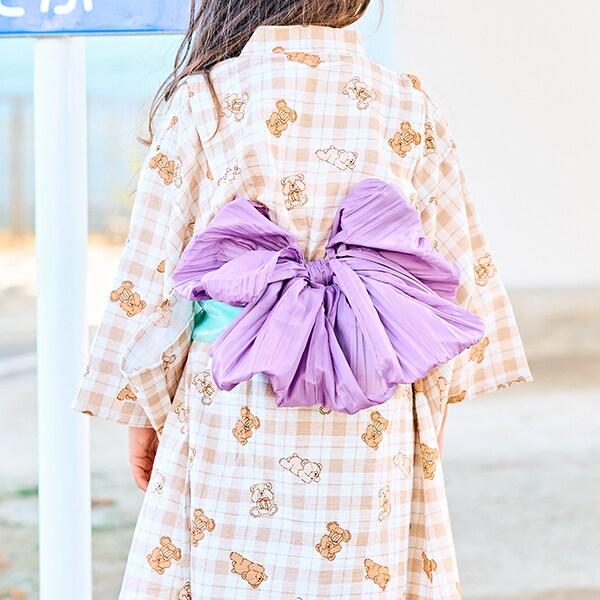 【浴衣】易穿脫款式♪ 多款花色連衣裙式（含2條腰帶）