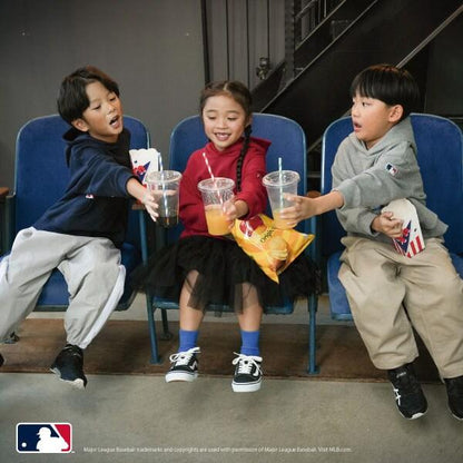 【MLB】標誌印花寬鬆衛衣連帽衫