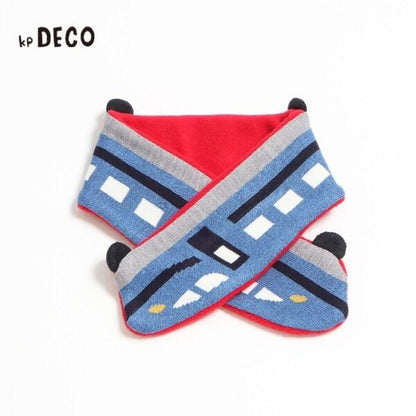 KPDECO 電車圖案圍巾（S～M）