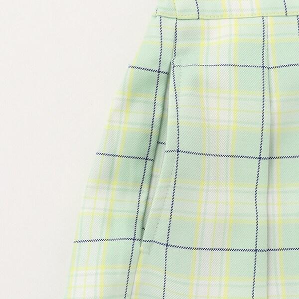 格紋百褶裙褲