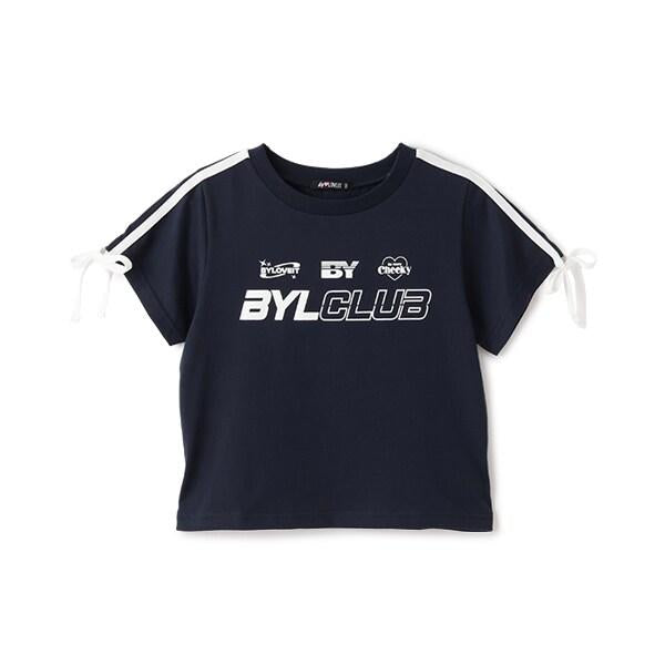 【Cuugal掲載】袖部蝴蝶結條紋T恤