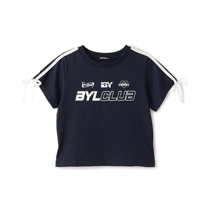 【Cuugal掲載】袖部蝴蝶結條紋T恤