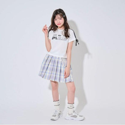 【Cuugal掲載】袖部蝴蝶結條紋T恤