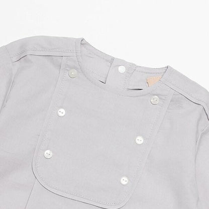 方領襯衫+長褲套裝