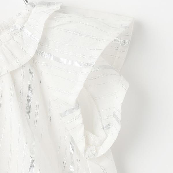 【リンク】亮片條紋/花卉圖案套裝（嬰兒）