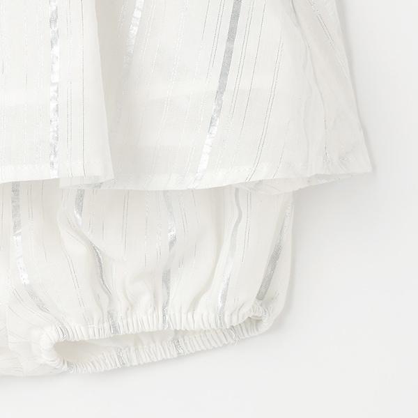 【リンク】亮片條紋/花卉圖案套裝（嬰兒）