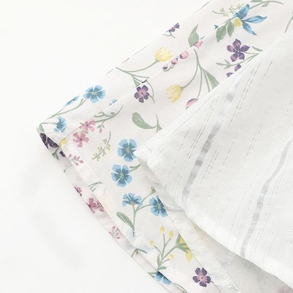 【リンク】亮片條紋/花卉圖案套裝（嬰兒）