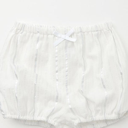 【リンク】亮片條紋/花卉圖案套裝（嬰兒）