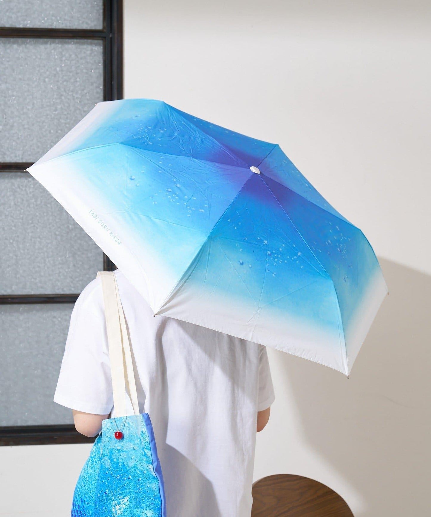 旅行咖啡×生日酒吧 PU迷你雨傘