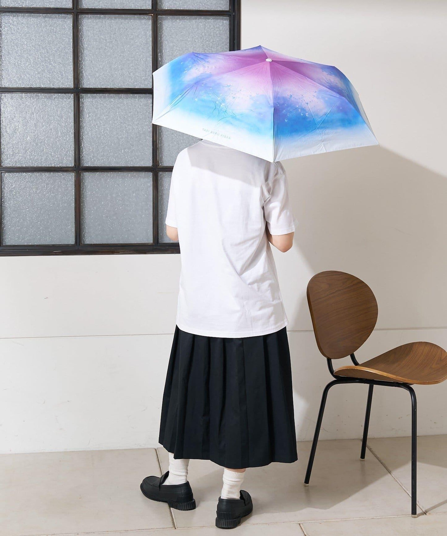 旅行咖啡×生日酒吧 PU迷你雨傘