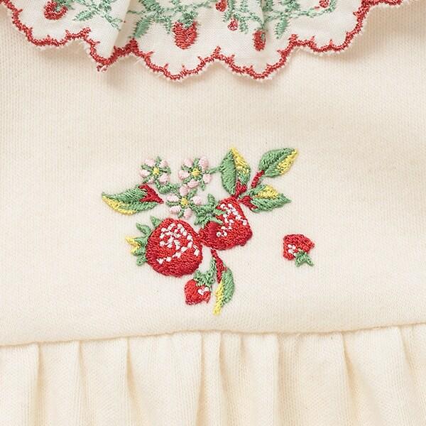 野草莓刺繡2WAY連衣裙
