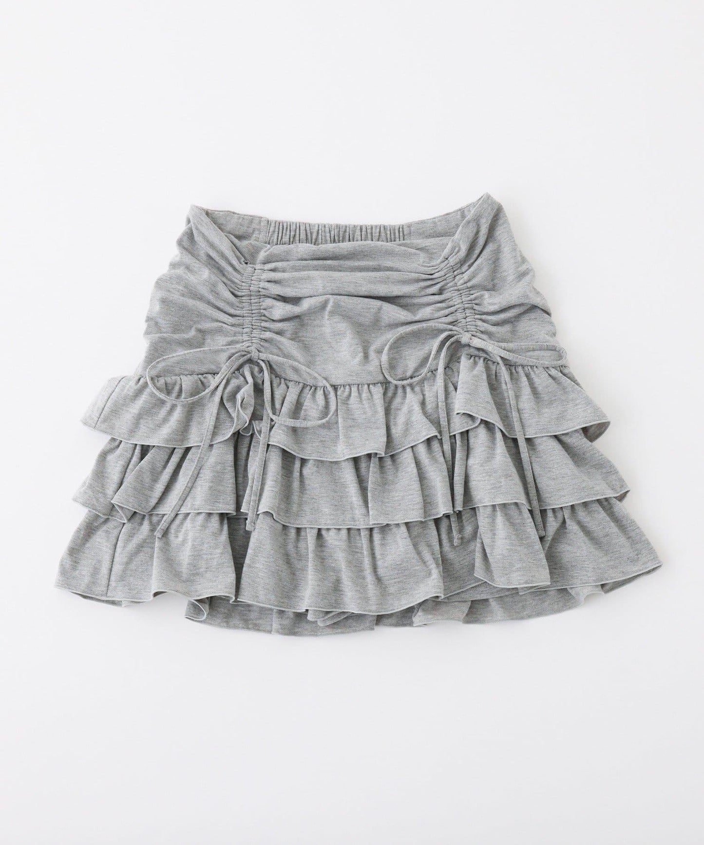 套裝可穿/繫帶褶皺迷你裙