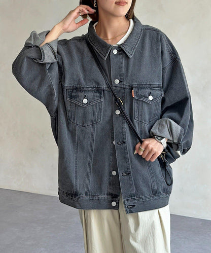 超大號牛仔夾克