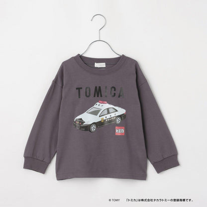 【トミカ】【舒適天竺棉】緊急車輛印花T恤