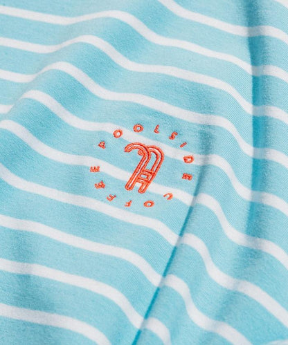 聯名 POOLSIDE COFFEE Logo條紋T恤