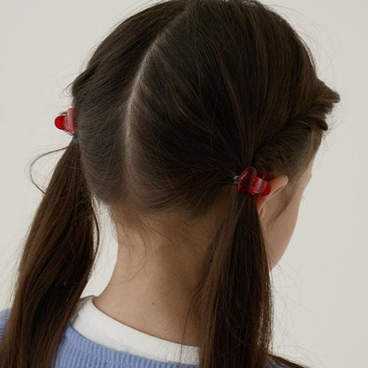 混合彩色迷你髮夾2個裝