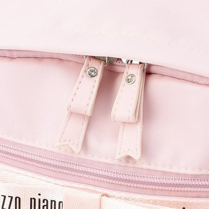 約21L 心形小包附帶蝴蝶結字母雙肩包