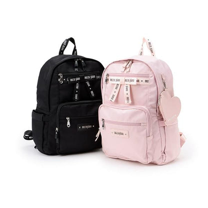 約21L 心形小包附帶蝴蝶結字母雙肩包