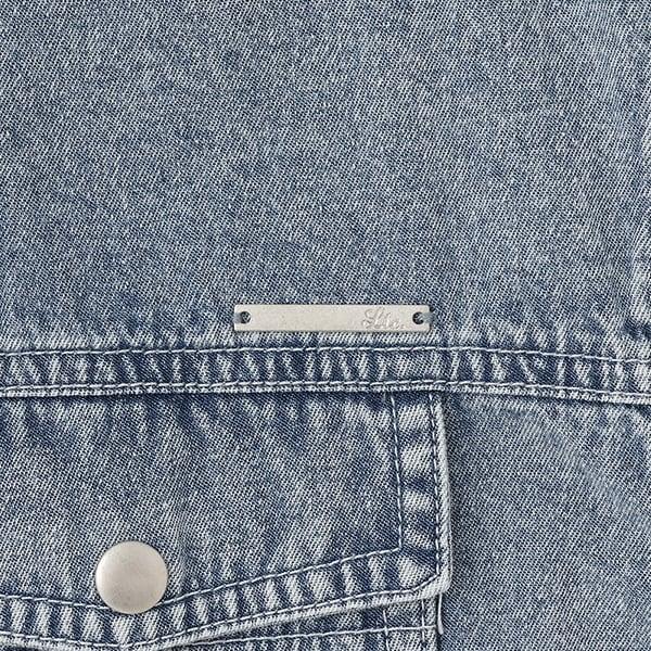 【純棉100%】牛仔短袖襯衫套裝