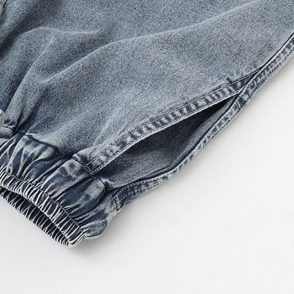 【純棉100%】牛仔短袖襯衫套裝