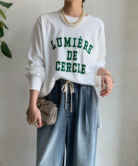 LUMIEREドルマンフロッキーロンTEE