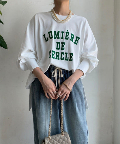 LUMIEREドルマンフロッキーロンTEE