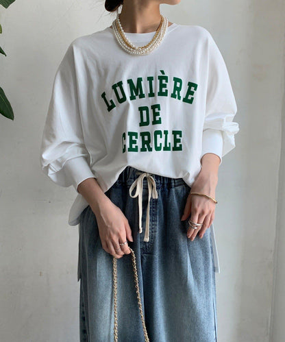 LUMIEREドルマンフロッキーロンTEE