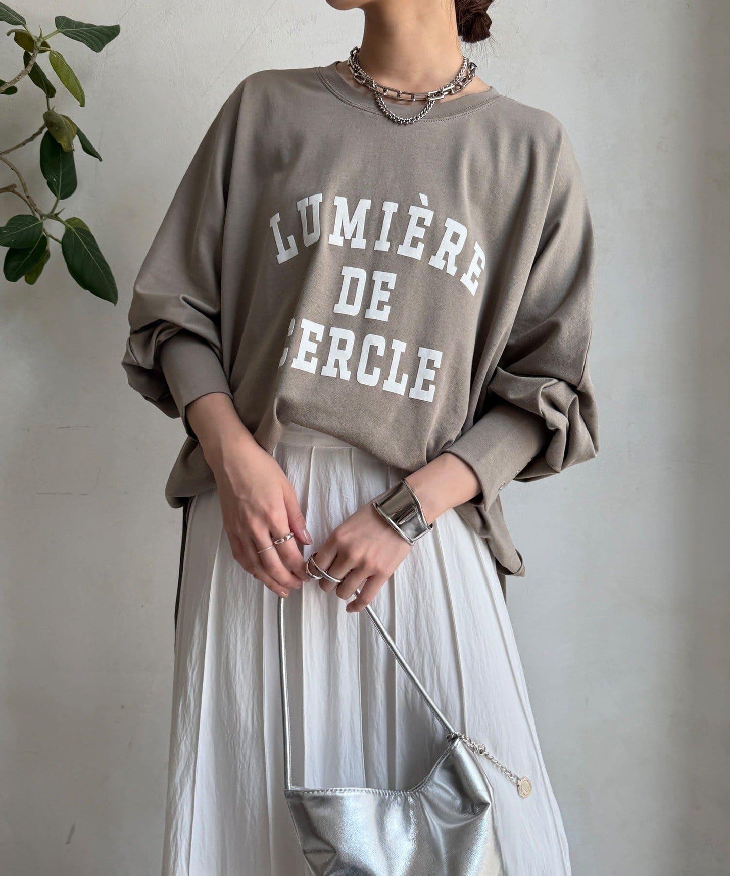 LUMIEREドルマンフロッキーロンTEE