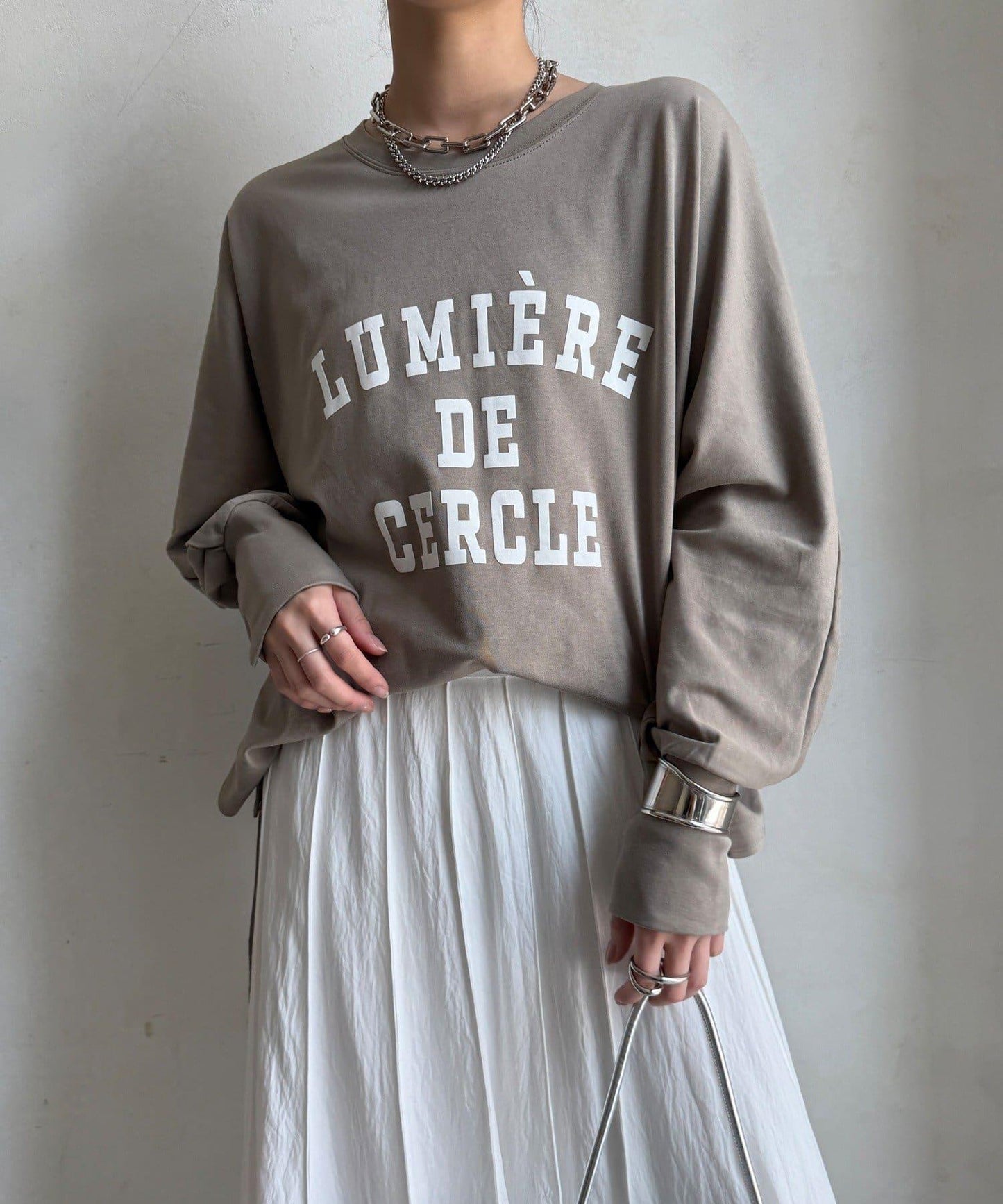LUMIEREドルマンフロッキーロンTEE