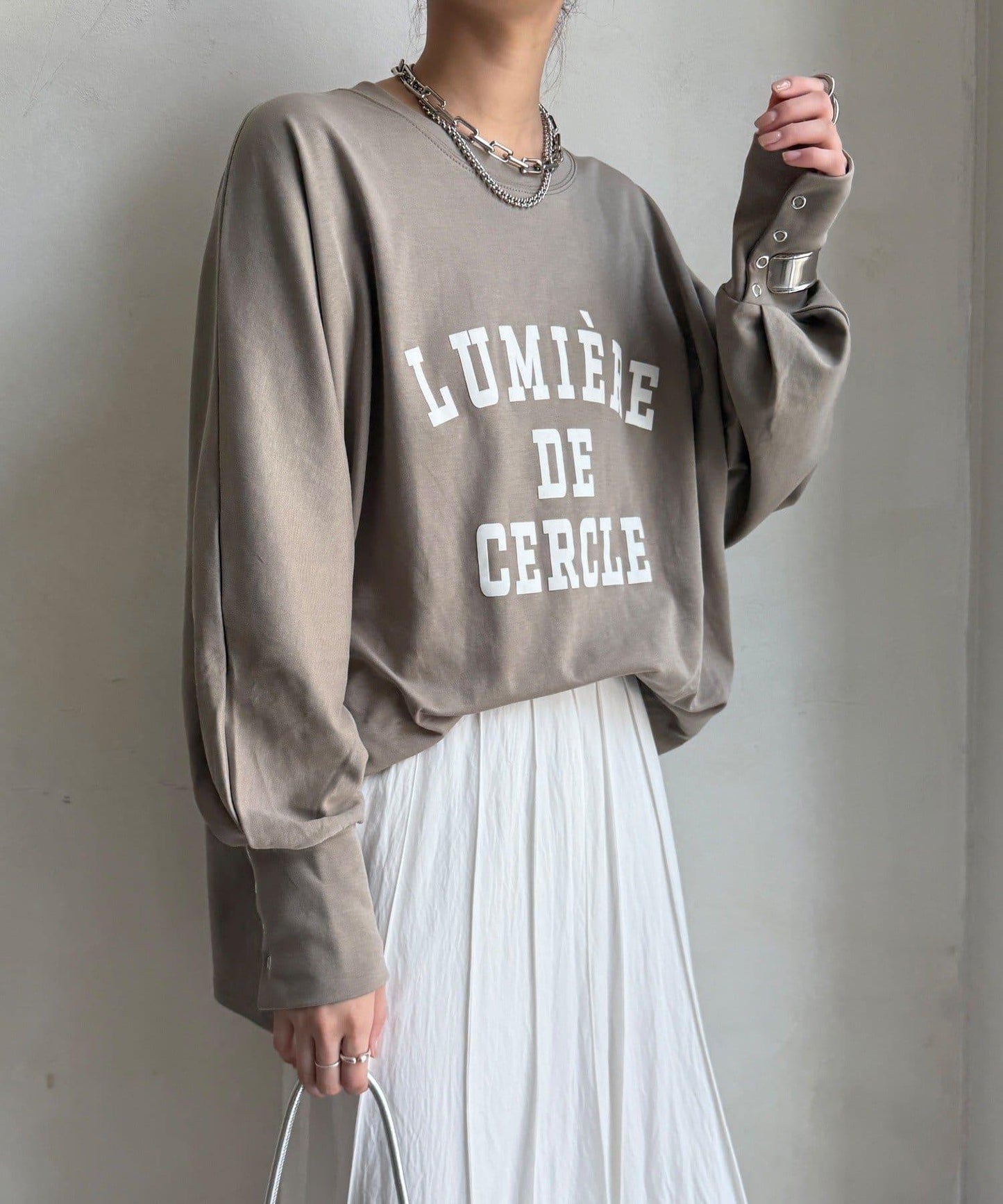 LUMIEREドルマンフロッキーロンTEE