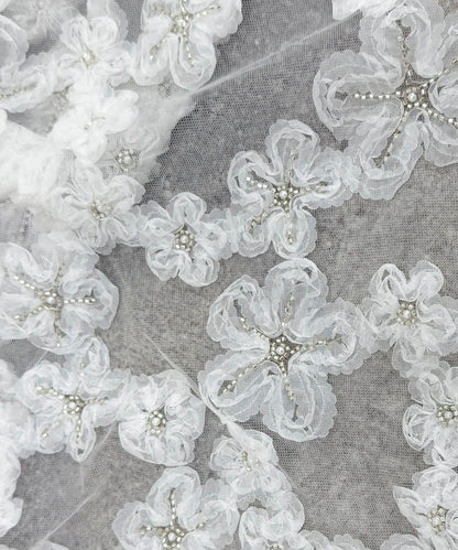 フラワーモチーフレイヤードスカート