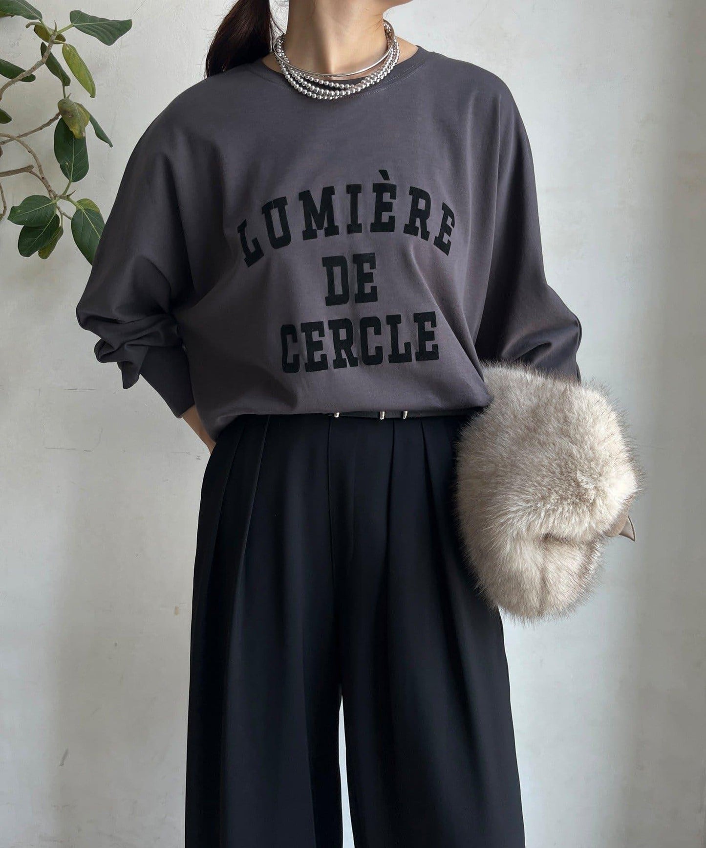 LUMIEREドルマンフロッキーロンTEE