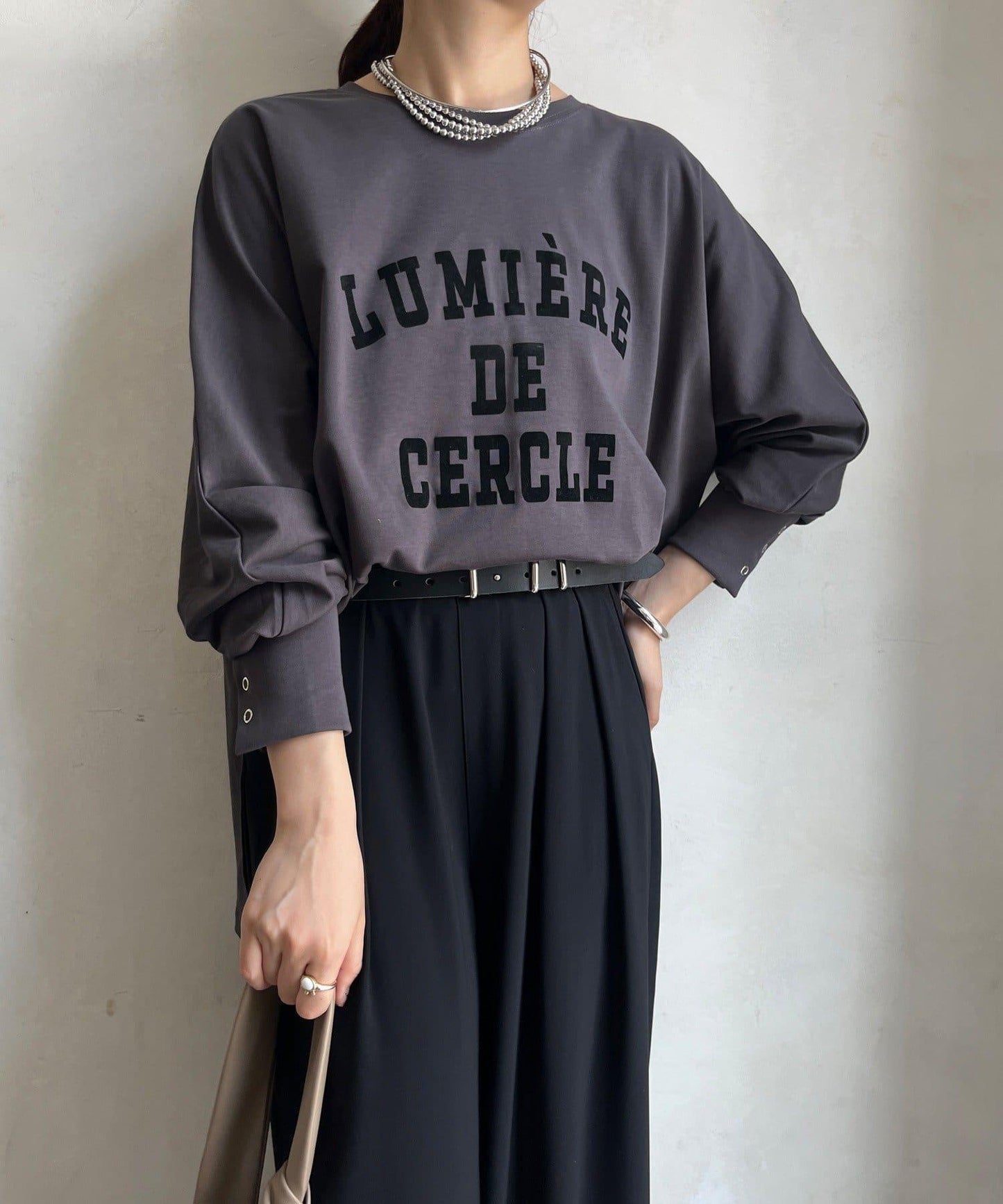 LUMIEREドルマンフロッキーロンTEE