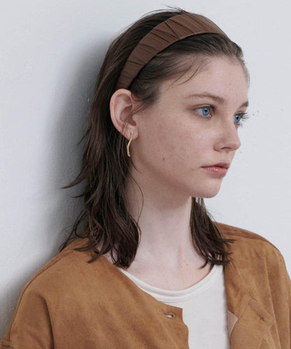 【PAPILLONNER/パピヨネ】レザーライクカチューシャ