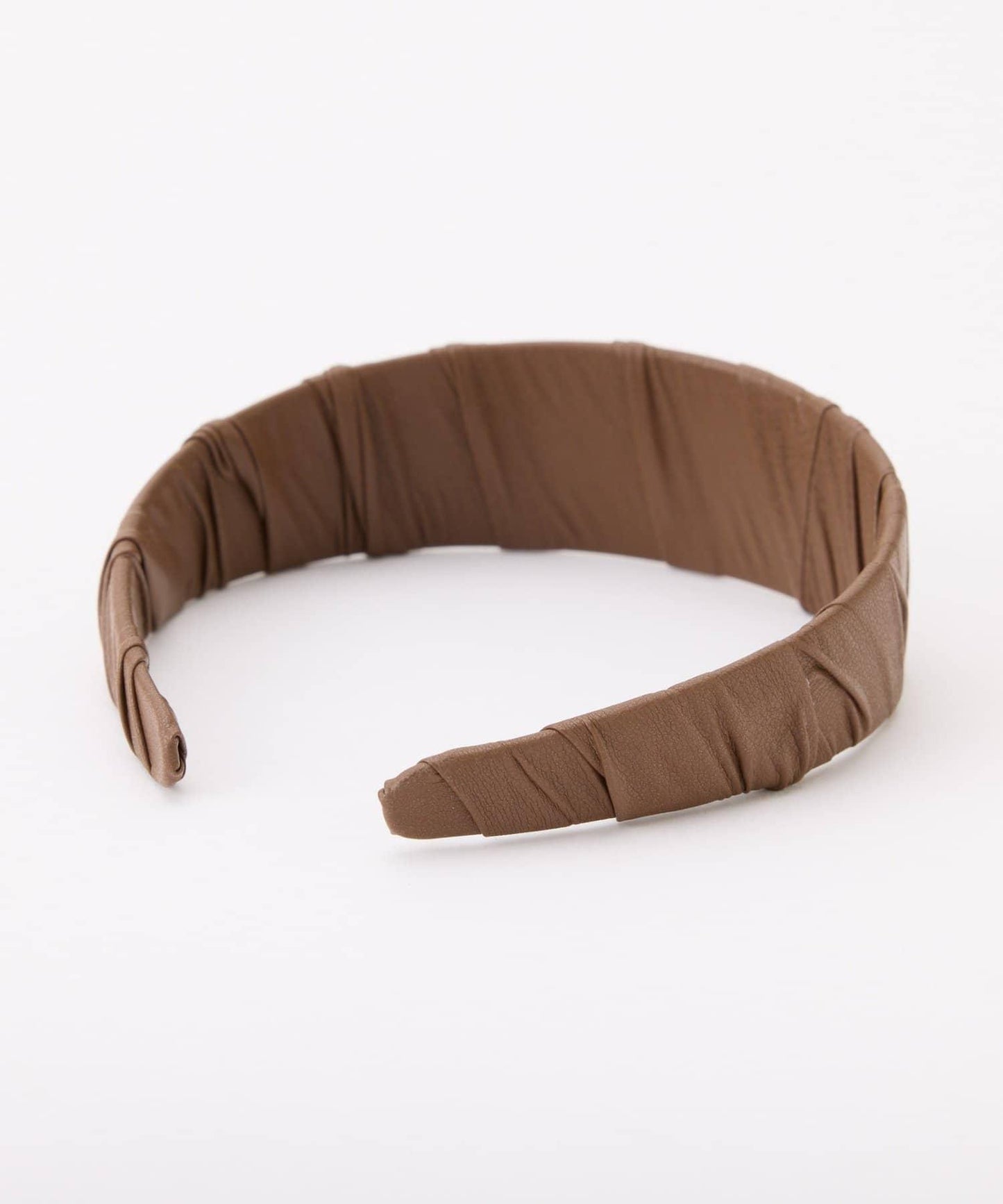 【PAPILLONNER/パピヨネ】レザーライクカチューシャ