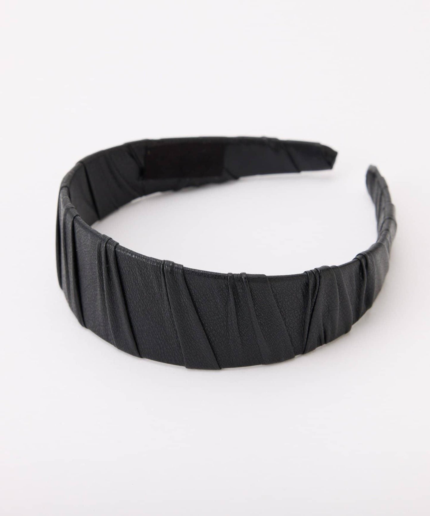 【PAPILLONNER/パピヨネ】レザーライクカチューシャ