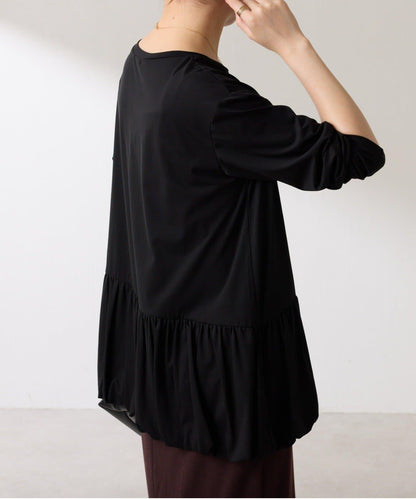 【腰回りカバー】裾バルーンロンT