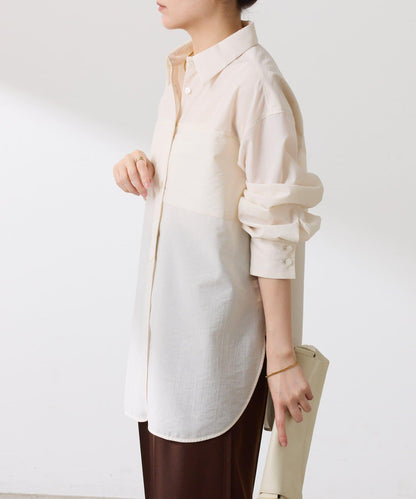 【体型カバー】チュニックシャツ