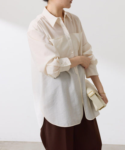 【体型カバー】チュニックシャツ