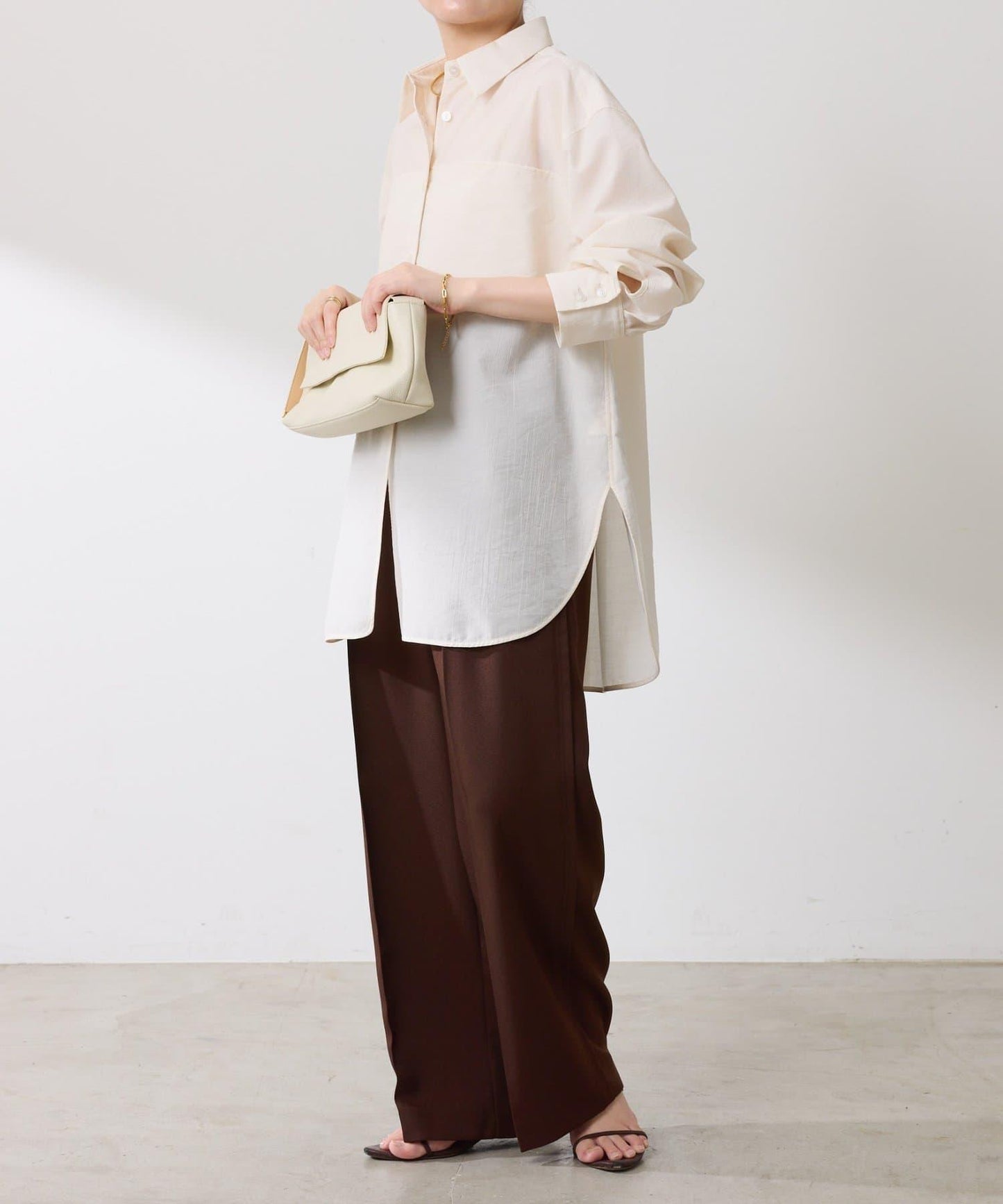 【体型カバー】チュニックシャツ