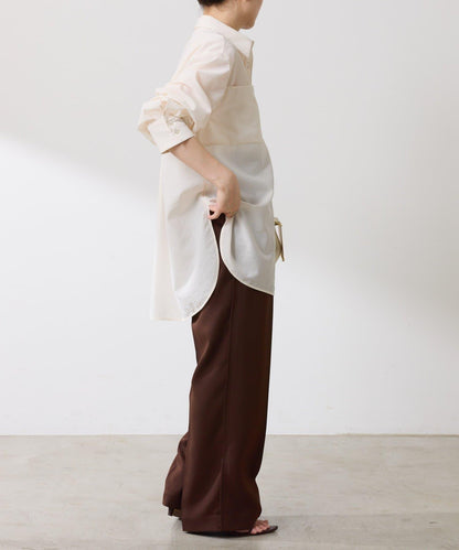 【体型カバー】チュニックシャツ