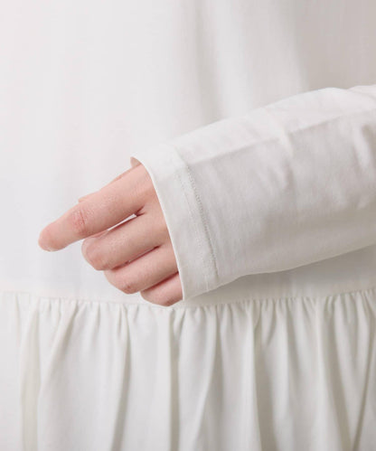 【腰回りカバー】裾バルーンロンT