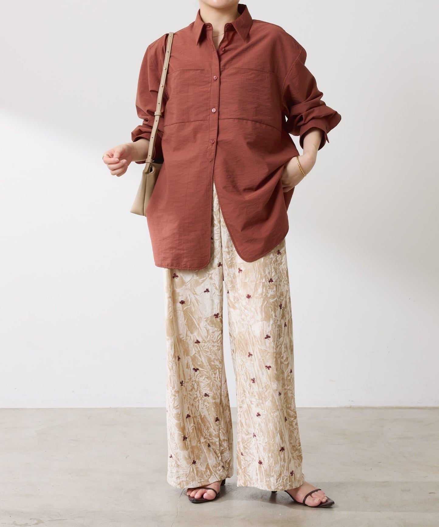 【体型カバー】チュニックシャツ