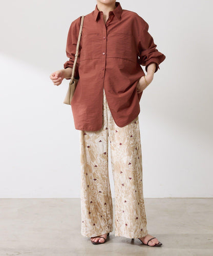 【体型カバー】チュニックシャツ