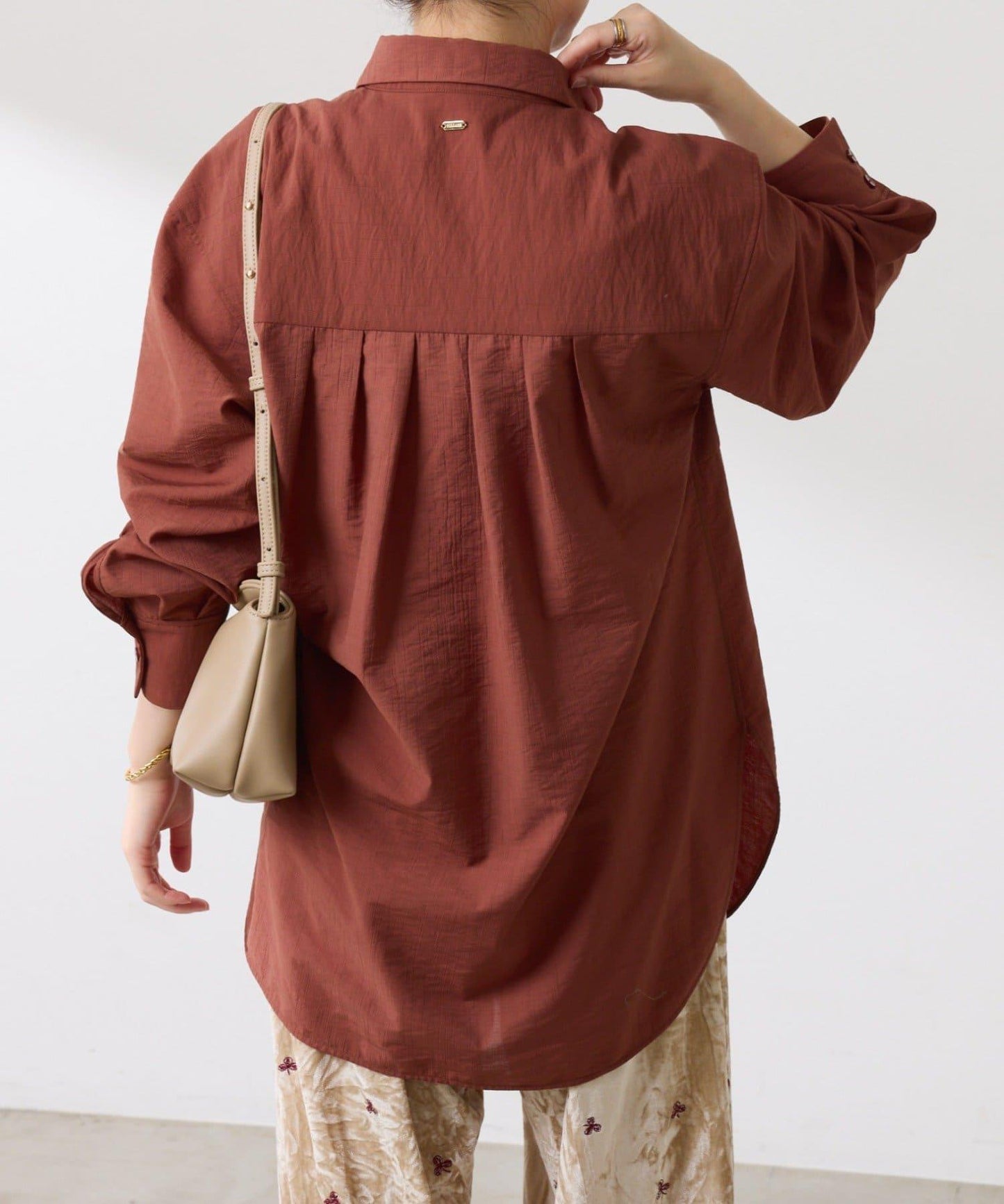 【体型カバー】チュニックシャツ