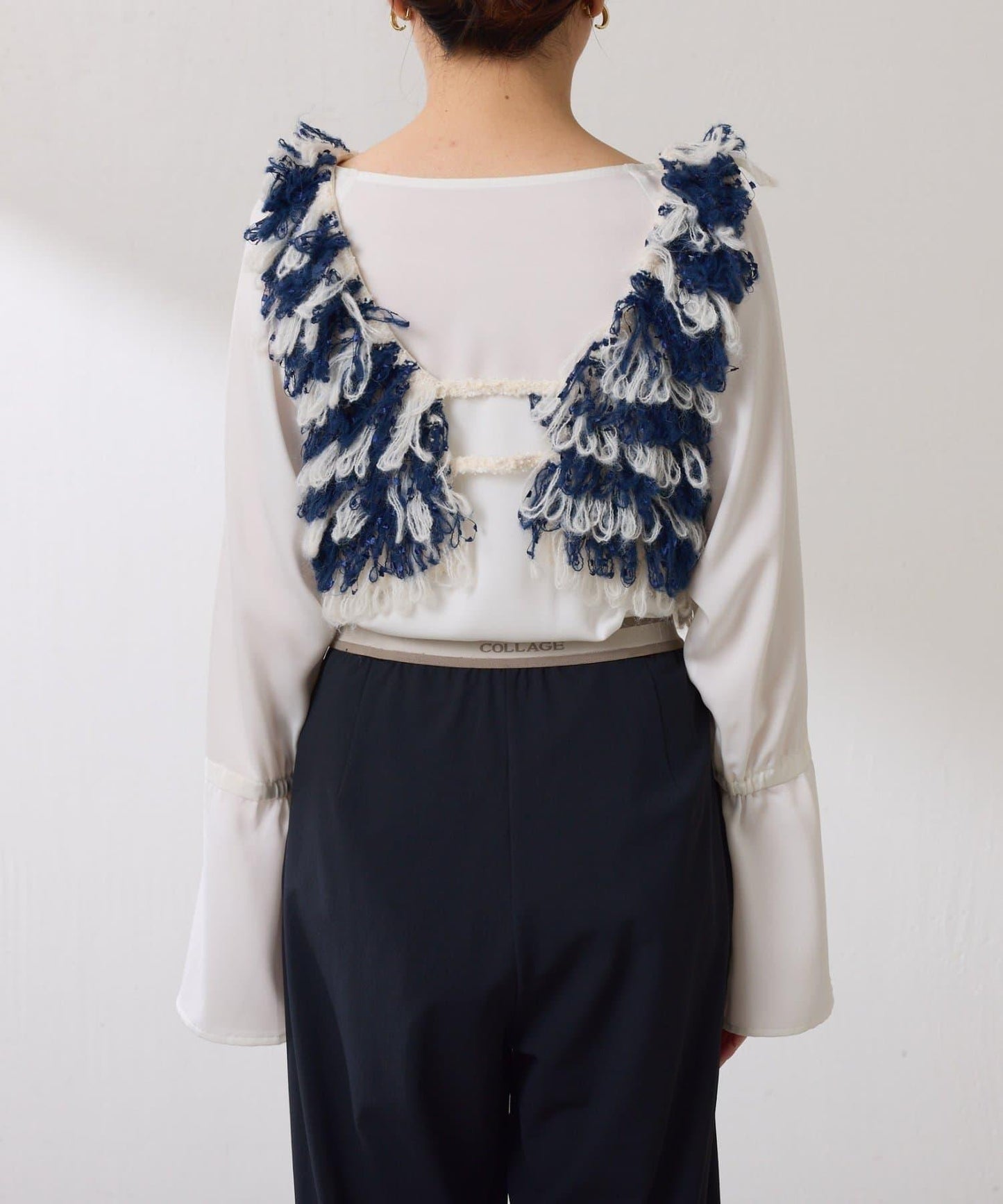 【ロングシーズン使える】クロップドニットベスト
